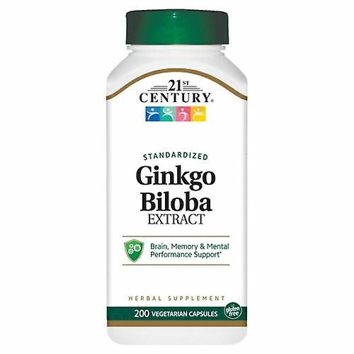 21st Century Ginkgo Biloba Extrakt, 200 Vegetarische Kapseln (3er Pack) on Productcaster.