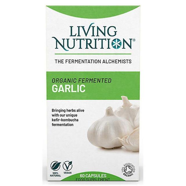 Living Nutrition Organic Fermented Garlic Caps 60 (LN2021) on Productcaster.