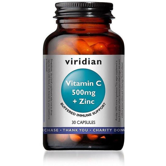 Viridian Vitamin C & Zinc Capsules 30 (221) on Productcaster.