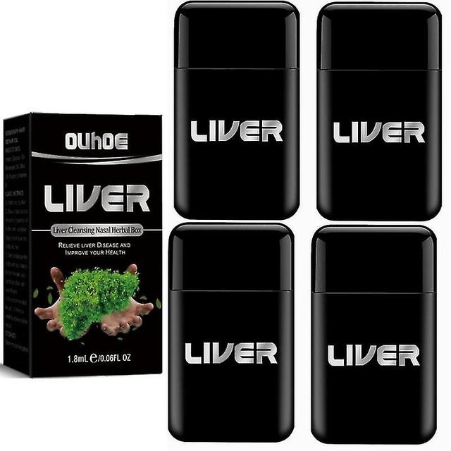 4x Herbal Repair Nasal Box Liver Cleaning Health Care Detox Repair Nasal Lung 1.8ml on Productcaster.