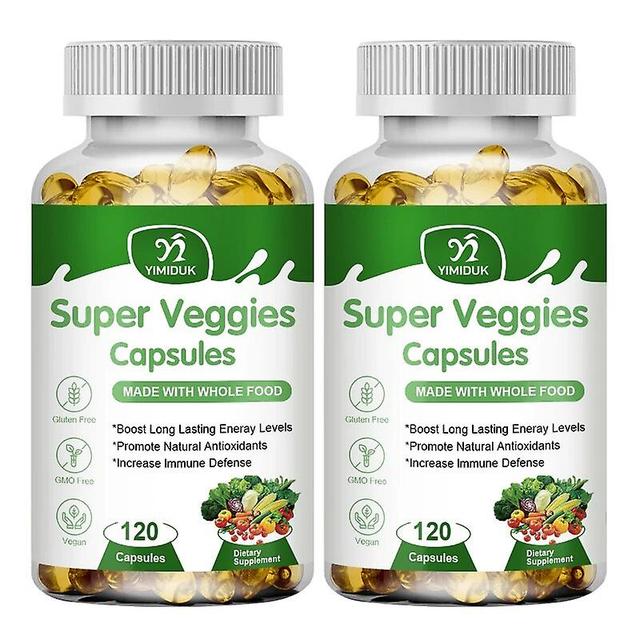 Visgaler Natural Fruit And Vegetable Supplements Capsules Filled With Vitamins And Minerals Promote Antioxidants Increase Lmmune Defense Fruit 2 B... on Productcaster.