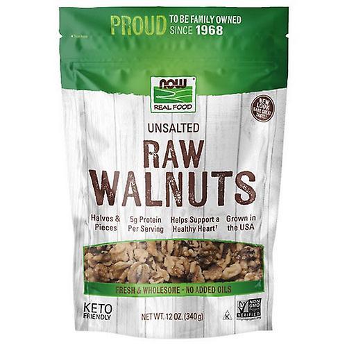 Now Foods Walnuts Halves & Pieces Raw, 12 oz (Pack of 4) on Productcaster.