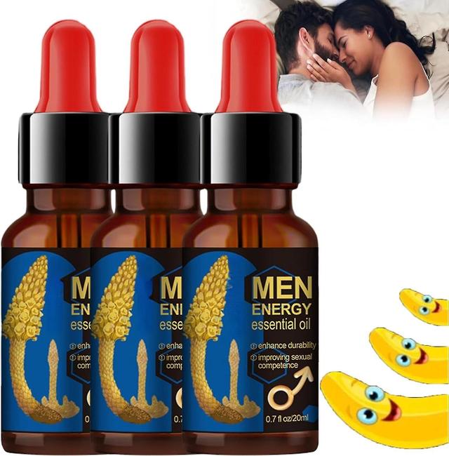 Secret Drops For Strong Men, Secret Happy Drops For Strong Men, Men Enlarge Massage Oil Bigger Longer Long Lasting Enhancing Sensitivity [ege] 3pcs on Productcaster.