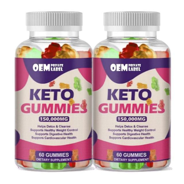 60ct Keto Gummies Ketone Ght Loss Fatburner Dietary Supplement For Men And Women 2PCS on Productcaster.