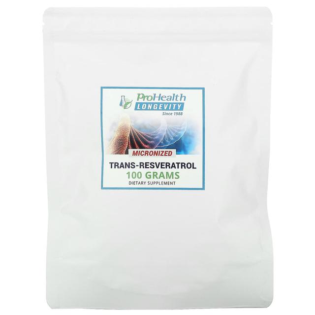 ProHealth Longevity, Micronized Trans-Resveratrol, 100 g on Productcaster.