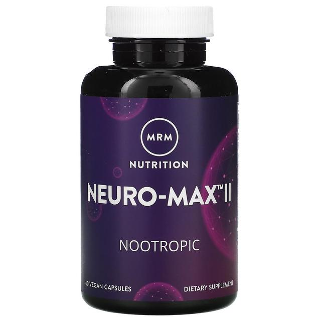 MRM Nutrition, Neuro-Max II, 60 vegaanista kapselia on Productcaster.