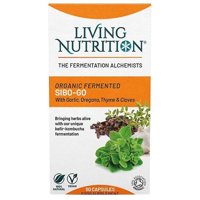 Living Nutrition Organic Fermented SIBO-GO Caps 60 (LN2206) on Productcaster.