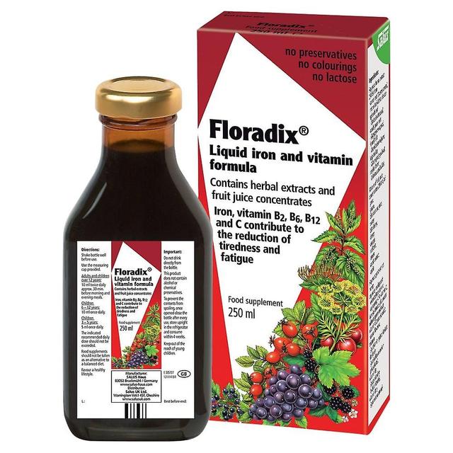 Floradix, Floradix flydende jern formel, 250ml on Productcaster.