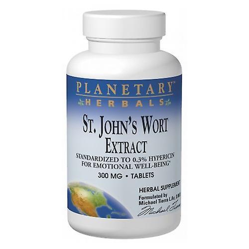 Planetary Herbals St. Johns Wort Extract, 300 MG, 180 Tabs (Pack of 3) on Productcaster.