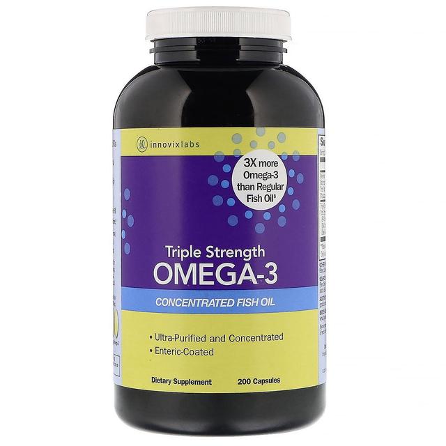 InnovixLabs, Triple Strength Omega-3, 200 Capsules on Productcaster.