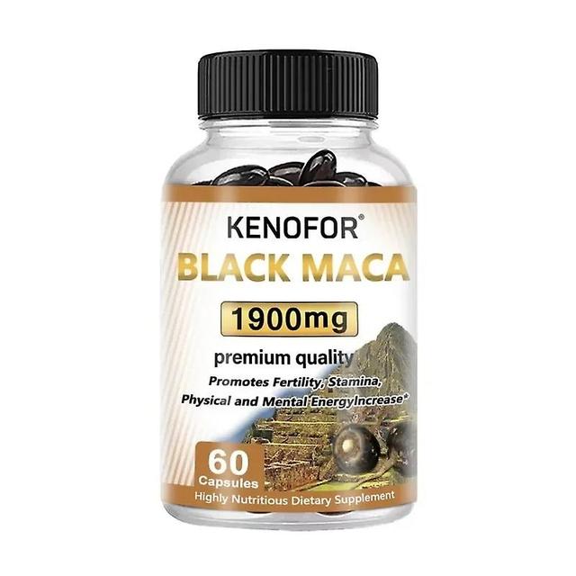 Sofirn Peruvian Black Maca Supplement for Men, Supports Energy, Stamina, Improves Male Performance and Improves Body Image 60count-1bottle on Productcaster.