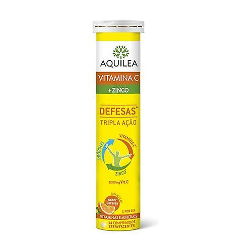 Aquilea Vitamín C + Zinok Defenses 14 šumivých tabliet on Productcaster.