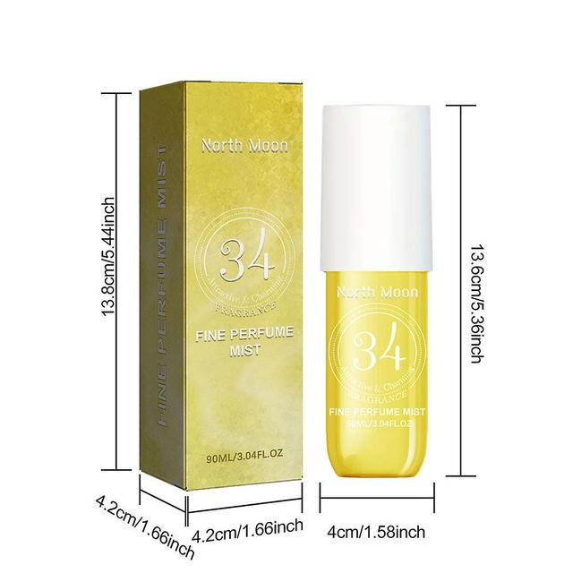 22 24 26 28 34 Series AFTER HOURS Perfume Body Frangrance Mist New 90ML 34 Yellow on Productcaster.