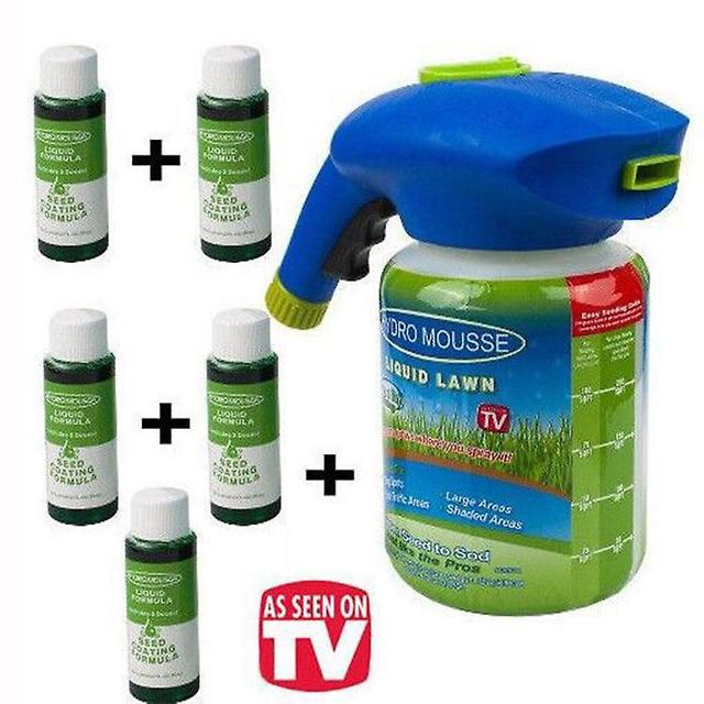 Pulvérisateur à gazon Semence Système d’ensemencement hydro liquide Mousse Entretien de l’herbe domestique TW (65 % de réduction) _xp4 1 Liquide on Productcaster.