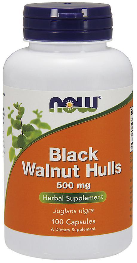 Now Foods Black Walnut Hulls 500 mg Capsulas vegetales 733739046024 on Productcaster.