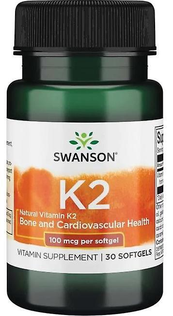 Swanson vitamine K-2 Menaquinone-7 uit Natto 100 mg 30 Capsule on Productcaster.