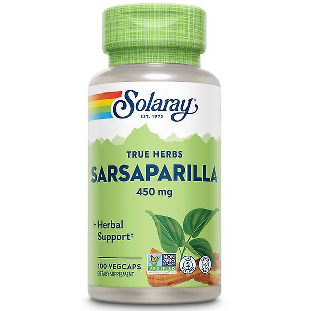 Solaray sarsaparilla wortel, groente dop (btl-plastic) 450mg 100ct on Productcaster.