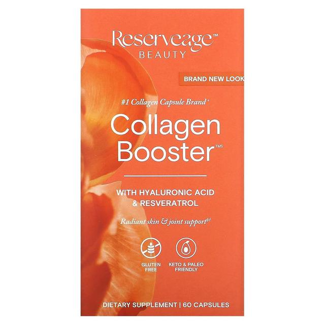 Reserveage Nutrition, Collagen Booster with Hyaluronic Acid & Resveratrol, 60 Capsules on Productcaster.