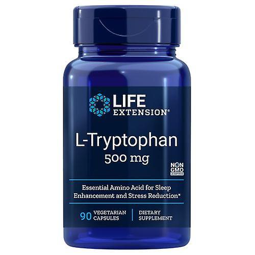 Life Extension Predĺženie životnosti L Tryptohan,500 mg,90 Vcaps (balenie po 4) on Productcaster.