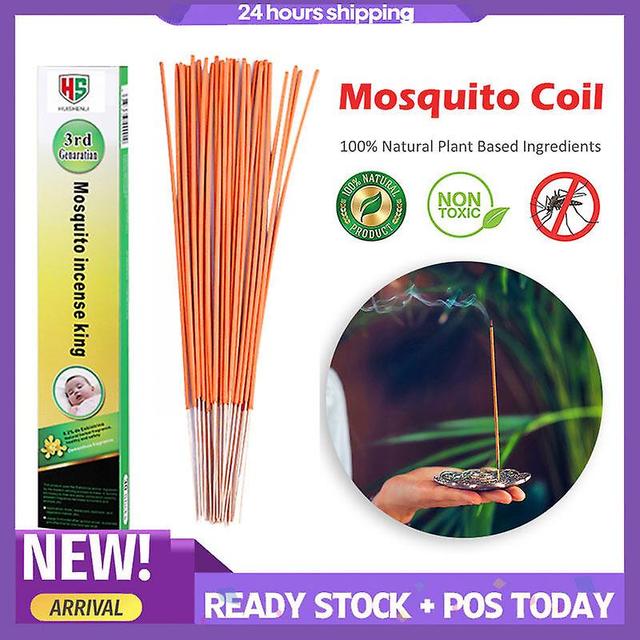 Timktv Ready Stock30pcs/pack Mosquito Killer Sticks Non Toxic 100% Organic Natural Herbal Anti-mosquito King 30 Sticks Baby Safety Healthy Osmanthu... on Productcaster.