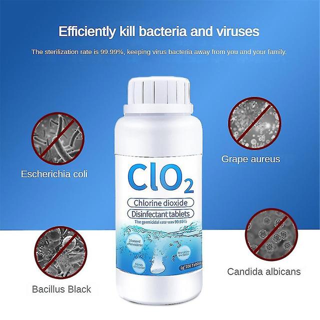 Food Grade Chlorine Dioxide Effervescent Tablet Clo2 Anti-bacterial Disinfection Chemical Tablet on Productcaster.