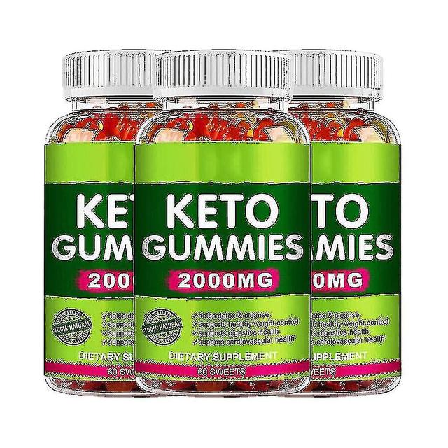 2024 60ct Keto Gummies Ketone Ght Loss Fatburner Dietary Supplement For Men And Women (3 Pack) Hk on Productcaster.