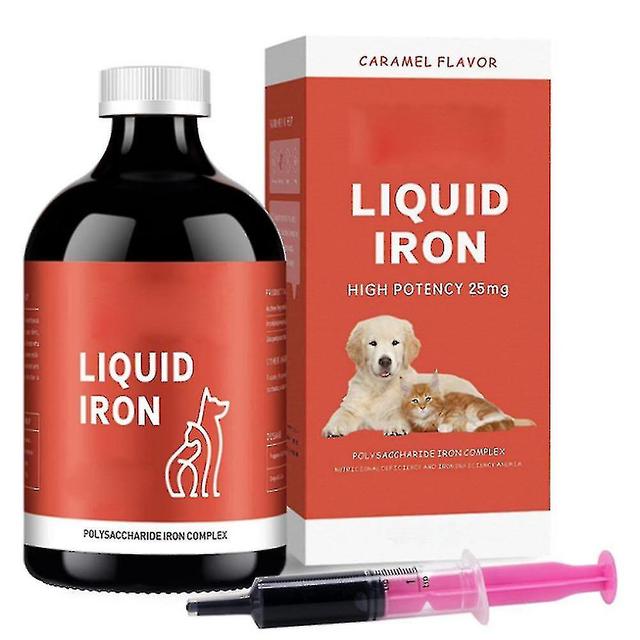 60ml Liquid Iron Supplement For Dogs And Cats With Anemia - Polysaccharide Iron Complex Formulated To Support Blood on Productcaster.