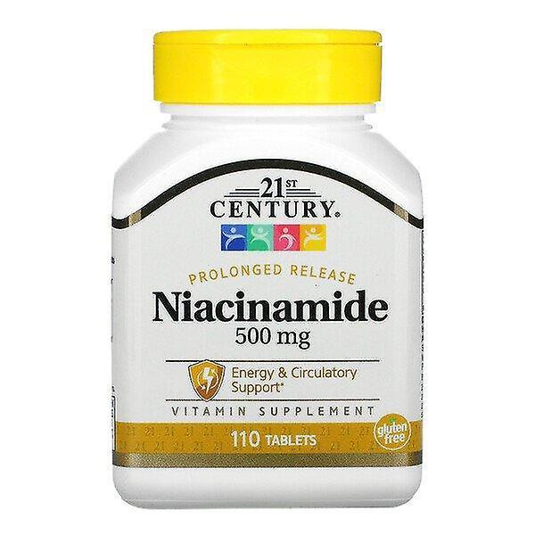 21st Century 21e eeuw, Verlengde Release Niacinamide, 500 mg, 110 Tabletten on Productcaster.