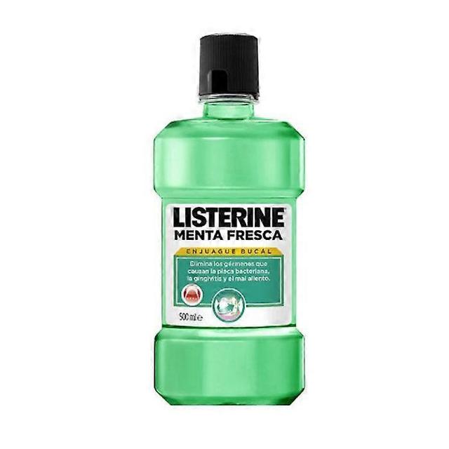 Listerine fresh mint mouthwash 500ml on Productcaster.