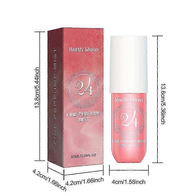 Hair & Body Fragrance Mist 90ml, Geurspray, Spray Body Splash voor Vrouwen, Frisse Lange Duur Geur Spray Geur, Women's Dating Parfum Spray roze 22 on Productcaster.