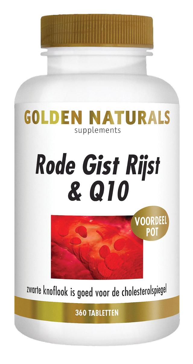 Golden Naturals Red Yeast Rice & Q10 (360 vegan tablets) on Productcaster.