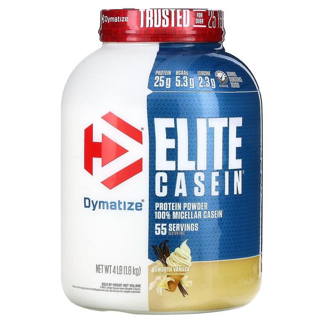 Dymatize, Caseína Elite, Baunilha lisa, 4 lb (1,8 kg) on Productcaster.