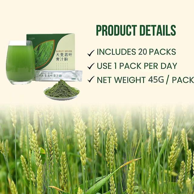 Barley Grass Powder 100% Pure & Organic, Barley Grass Powder Organic, Barley Grass Juice Powder Organic, Natural Pure Organic Barley on Productcaster.