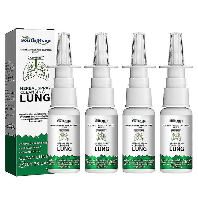 4pcs New Onnature Organic Herbal Lung Cleanse & Repair Nasal Spray Pro 2023 Colour 20ml on Productcaster.