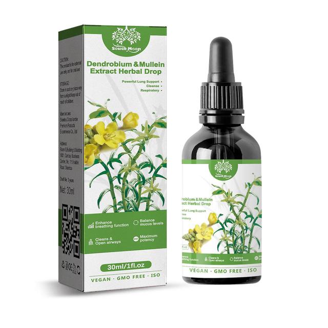 5x Dendrobium Mullein Extract Powerful Lung-Cleanse Respiratory Herbal Drops on Productcaster.