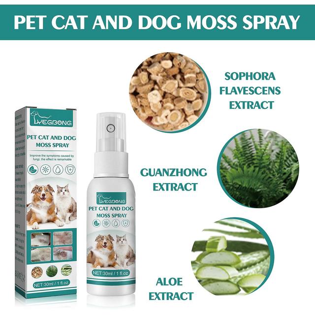 Yegbong anti-itch spray to relieve hair loss, redness and itching, suitable for cats and dogs, skin cleansing and health care 30ml on Productcaster.