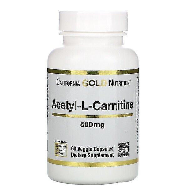 California Gold Nutrition, Acetyl-L-Carnitine, 500 mg, 60 Veggie Capsules on Productcaster.