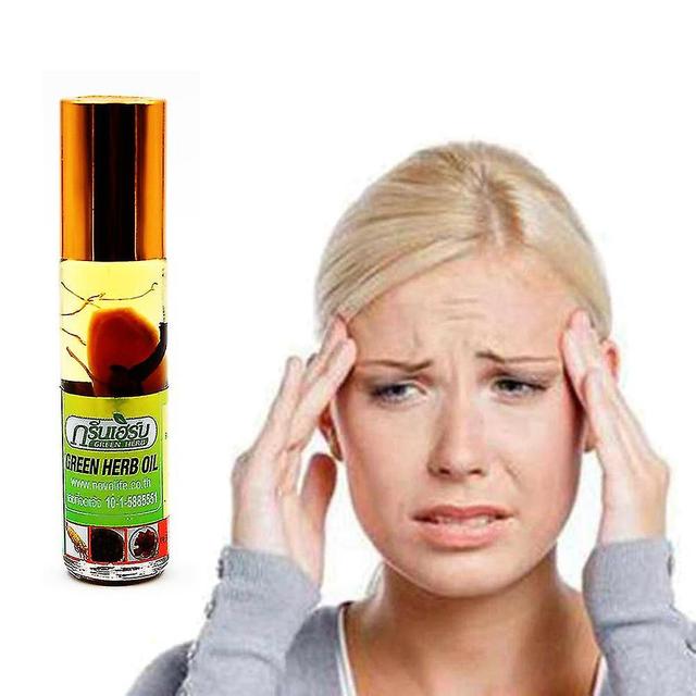 steamwindway 8Ml thai green herb nasal peppermint oil essential oil refreshing brain sickness refreshing oil pain relief ointment compound tw on Productcaster.