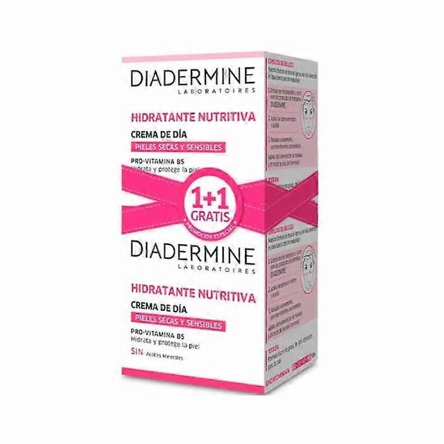 Diadermine voedende hydraterende dagcrème 50ml set - pak van 2 on Productcaster.