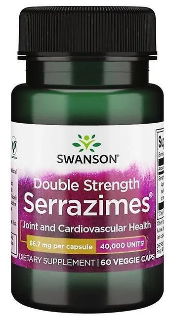 Swanson Serrazimes 40 000 Units 60 Capsules 30 gr on Productcaster.