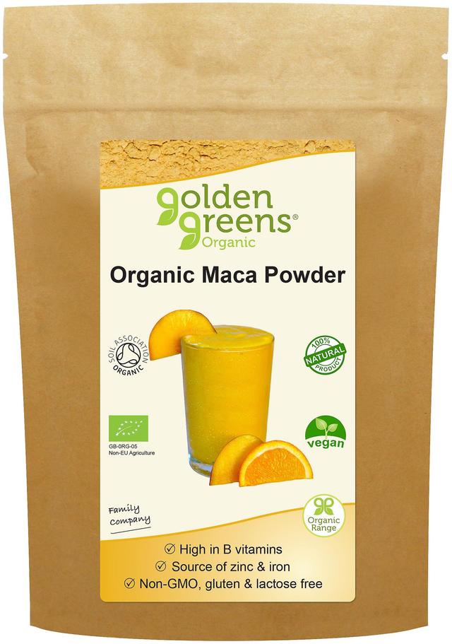 Golden Greens (Greens Organic) Goldenes Grün (Bio-Gemüse) Bio-Maca-Pulver 200g on Productcaster.