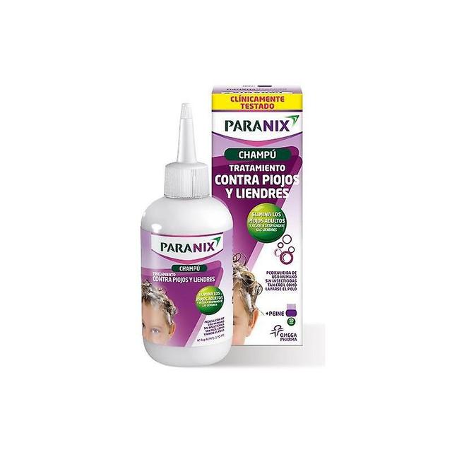 Perrigo paranix shampoo tratamento contra piolhos e lêndeas 200ml pente on Productcaster.