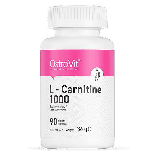 Tartarato de L-carnitina - 1000mg - 90 comprimidos ostrovit.. on Productcaster.