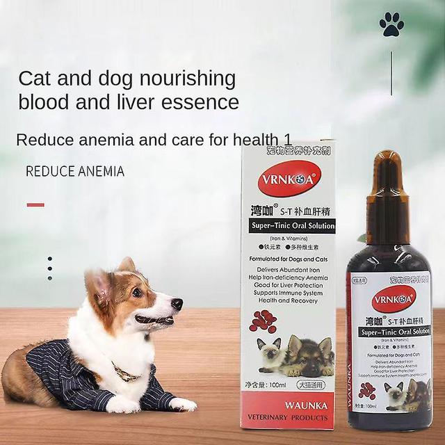 Rion Pet Probiotic Nutrient Solution Liver Essence Cat Dog Anemia Nutritional Cream Supplement Calcium Tablet 100ml on Productcaster.