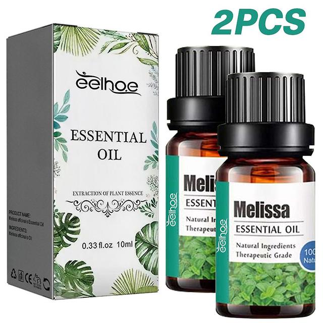 1/2pcs Melissa Officinalis Essential Oil Natural Stress Reliever Improve Memory on Productcaster.