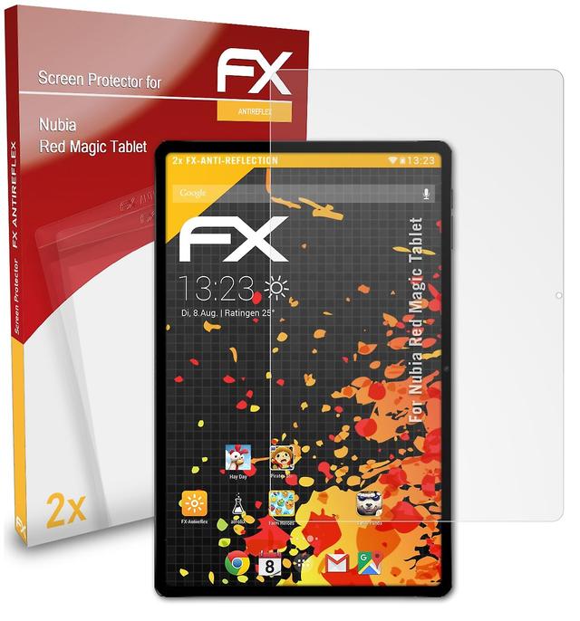 Folia ochronna atFoliX 2x kompatybilna z folią pancerną Nubia Red Magic Tablet Matowa i odporna na wstrząsy 05 FX ANTIREFLEX on Productcaster.