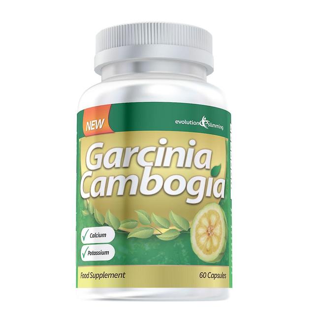 Garcinia Cambogia 1000mg s draslíkom a vápnikom - 1 fľaša (kapsuly 60) - Kontrola chuti do jedla - Evolution Slimming on Productcaster.