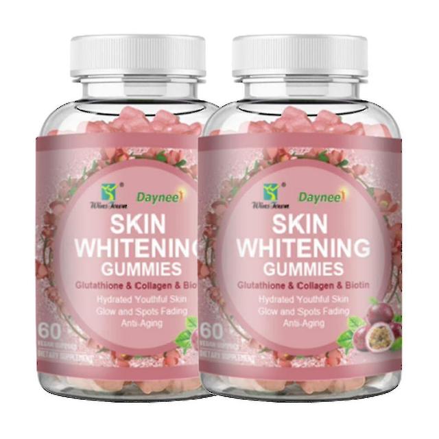 Glutation Collagen Anti-aging L-glutation Gummies Hudblekning Kosttillskott 2PCS on Productcaster.