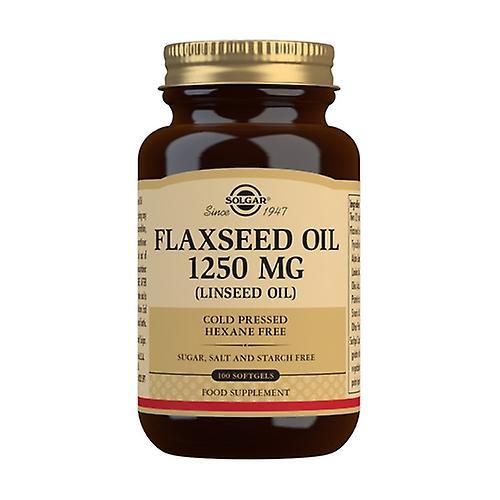 Solgar Linseed oil 100 softgels of 1250mg (1250mg) on Productcaster.