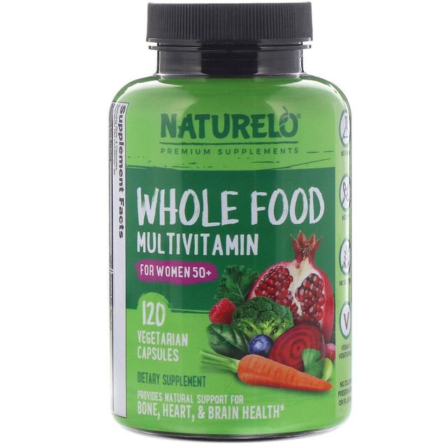 NATURELO, Whole Food Multivitamin for Women 50+, 120 Vegetarian Capsules on Productcaster.